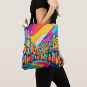 Colorful Street Vibes Tygkasse