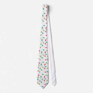 Colorful String Ljus jul Neck Tie Slips