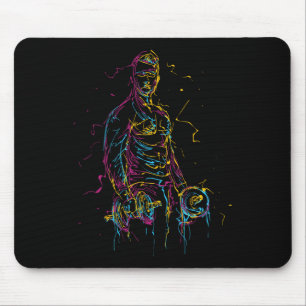 Colorful Strongman Bodybuilding Gym Weightlift Musmatta
