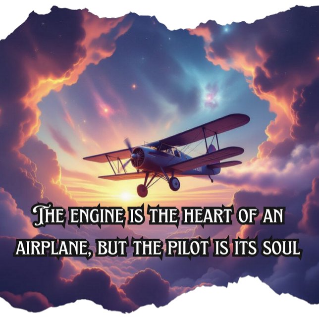 Colorful Stylish Aviation Quotes T Shirt (Skapare uppladdad)