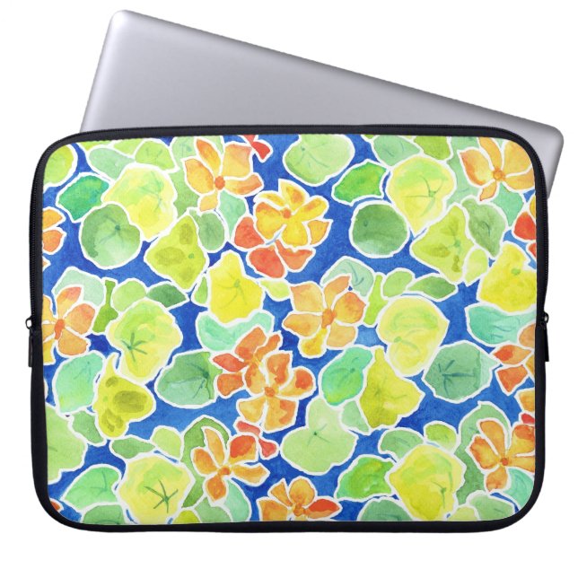 Colorful Summer Flowers Laptop sleeve (Framsidan)