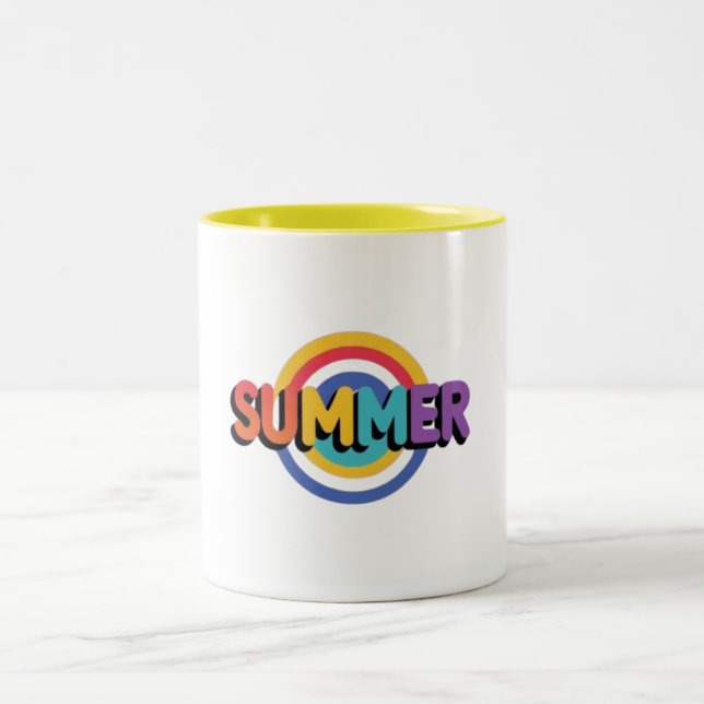 Colorful Summer Vibes Mugg (Center)
