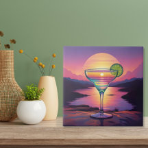 Colorful Sunset Margarita