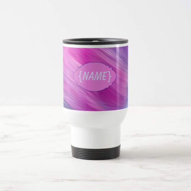 Colorful Swirl Personalized Name  Resemugg (Center)