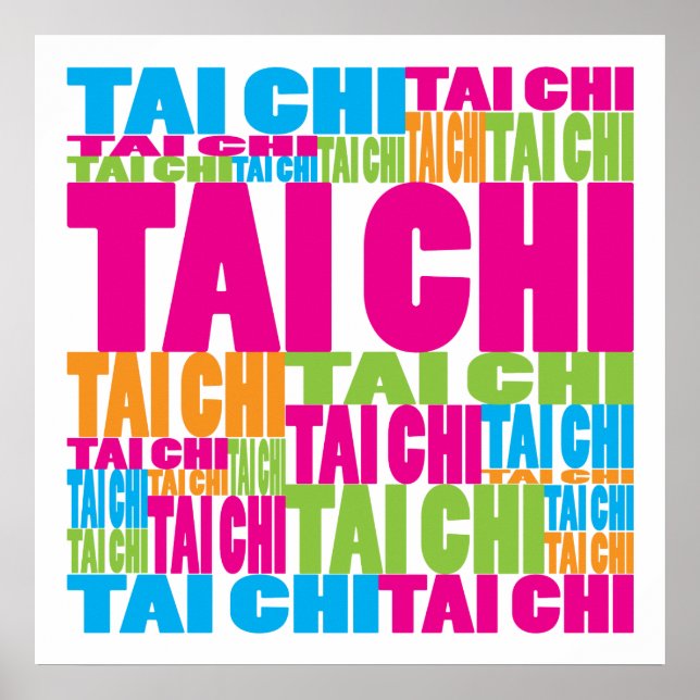 Colorful Tai Chi Poster (Framsidan)