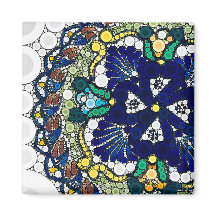 colorful talavera pottery mexican blue photo art 