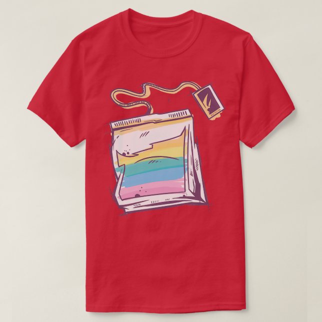 COLORFUL TEA BAG T SHIRT (Design framsida)