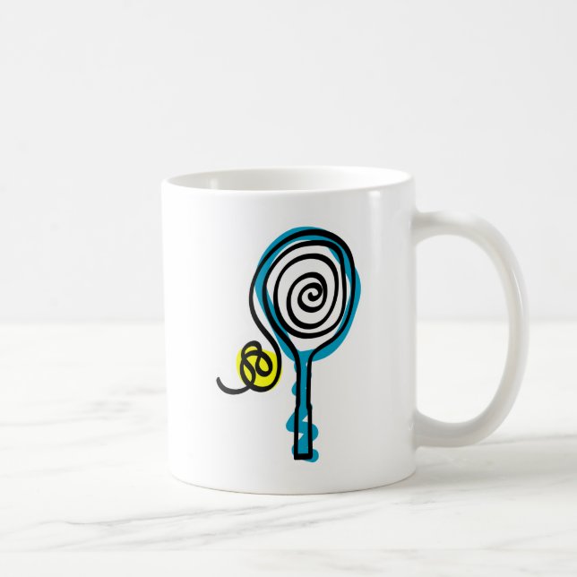 Colorful Tennis Spiral Rope Kaffemugg (Höger)