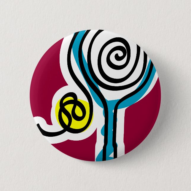 Colorful Tennis Spiral Rope Knapp (Framsida)