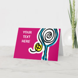 Colorful Tennis Spiral Rope Kort