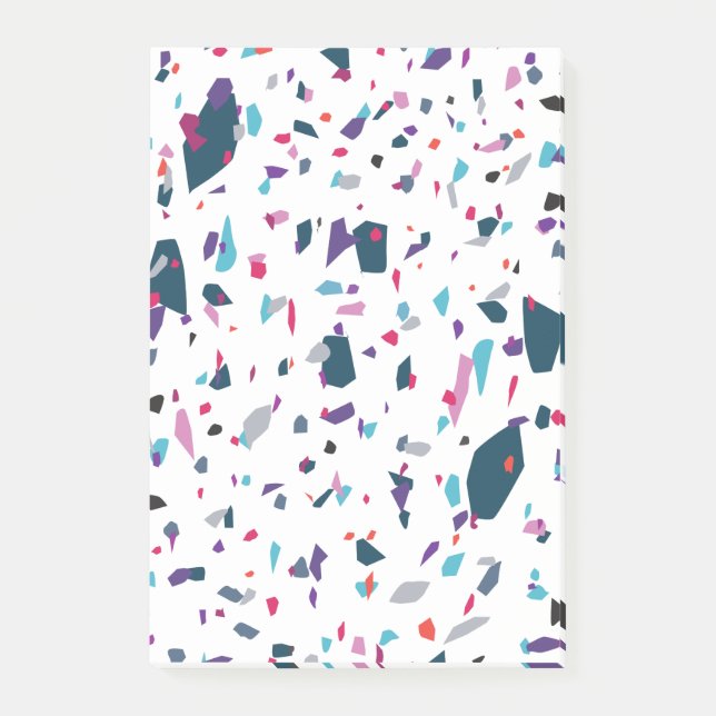 Colorful Terrazzo Joy Post-it Block (Framsida)