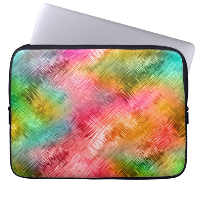 Colorful Tourmaline Glassy Struktur Laptop Fodral (Framsidan)