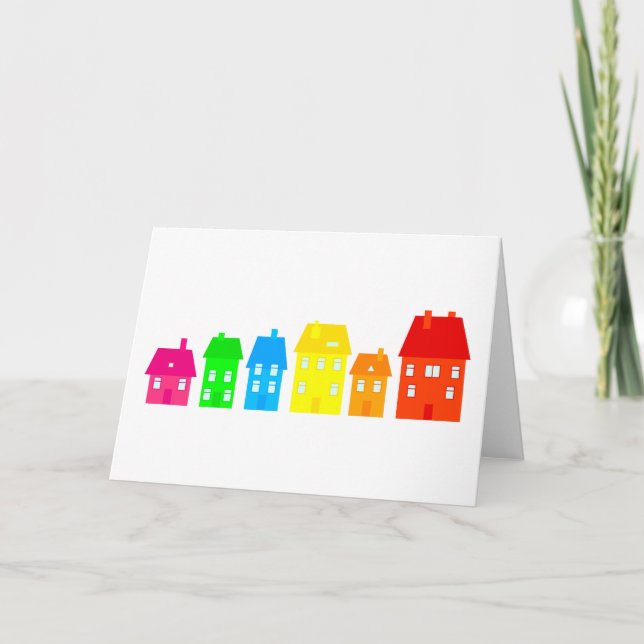 Colorful Town Kort (Framsida)