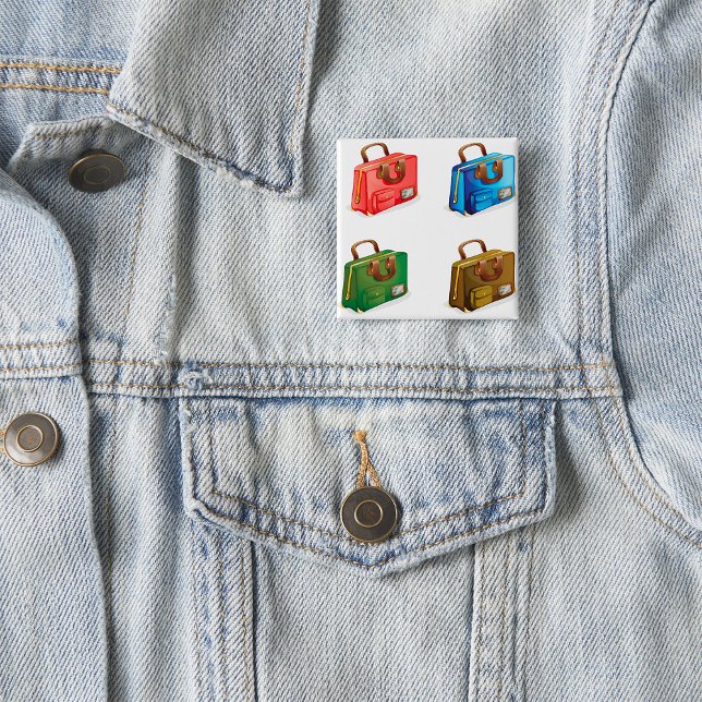 Colorful Travel Briefcase Collection Knapp (Skapare uppladdad)