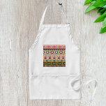 Colorful Tribal Aztec Mönster Boho Geometric Förkläde<br><div class="desc">Koka i stil med detta stam Aztec mönster apron, perfekt för köket, BBQ-nummer eller konfektion. Den djärva geometriska utformningen av boho inspirerad av sydväst-motiven tillför en stänk av färg och en kulturell charm. Den här plattan ger en underbar gåva till mat, hemmakontorer eller vem som helst som kärlek blandar stil...</div>