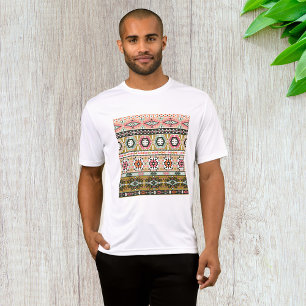 Colorful Tribal Aztec Mönster Boho Geometric T Shirt