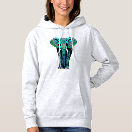 Colorful Tribal Elephant - Artistic Wildlife T Shirt