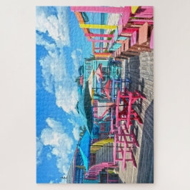 Colorful Tropical Bahamas Pub och Grill Pussel