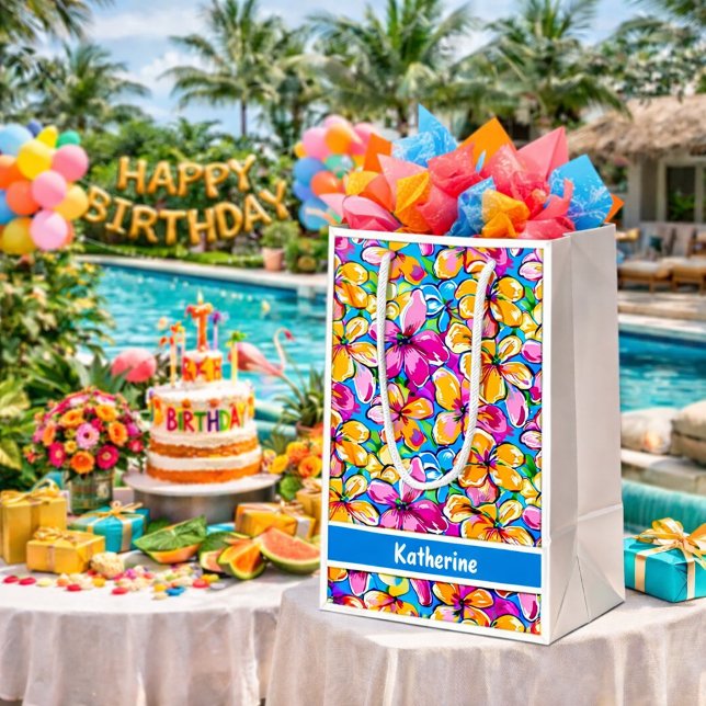 Colorful Tropical Floral Pattern (Skapare uppladdad)