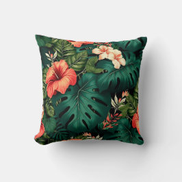 Colorful Tropical Paradise Hawaii Aloha Flowers Kudde