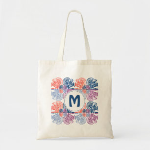 Colorful TURKEY Mönster Monogram Tygkasse