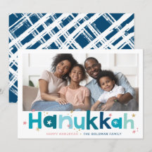 COLORFUL TYPOGRAPHY modern liggande fotoblå