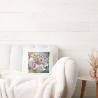 Colorful Unicorn Dekorativ kudde