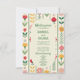 Colorful Vår Wildbloms Meadow Garden Programs