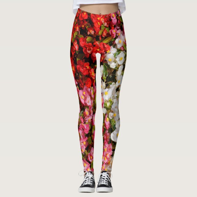 Colorful Vax Begonias Leggings (Framsida)