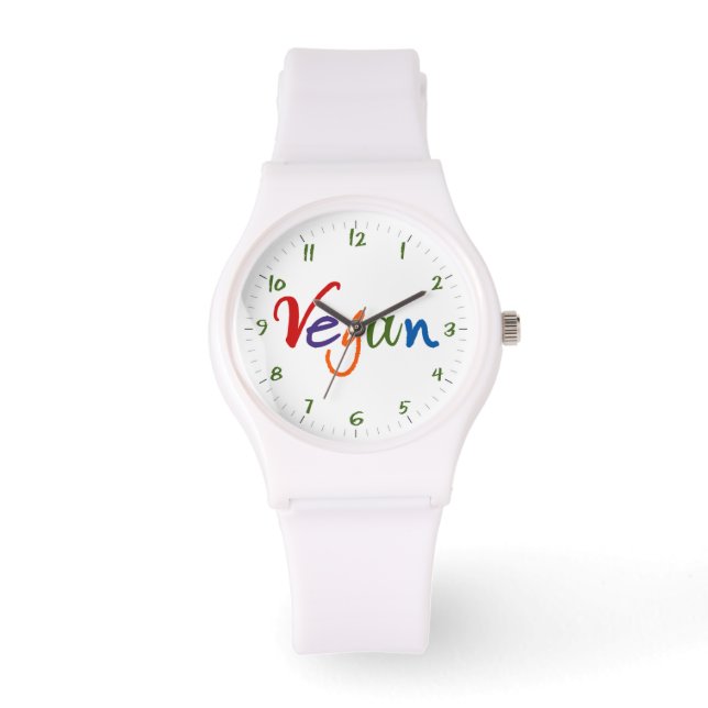 Colorful Vegan Armbandsur (Framsida)