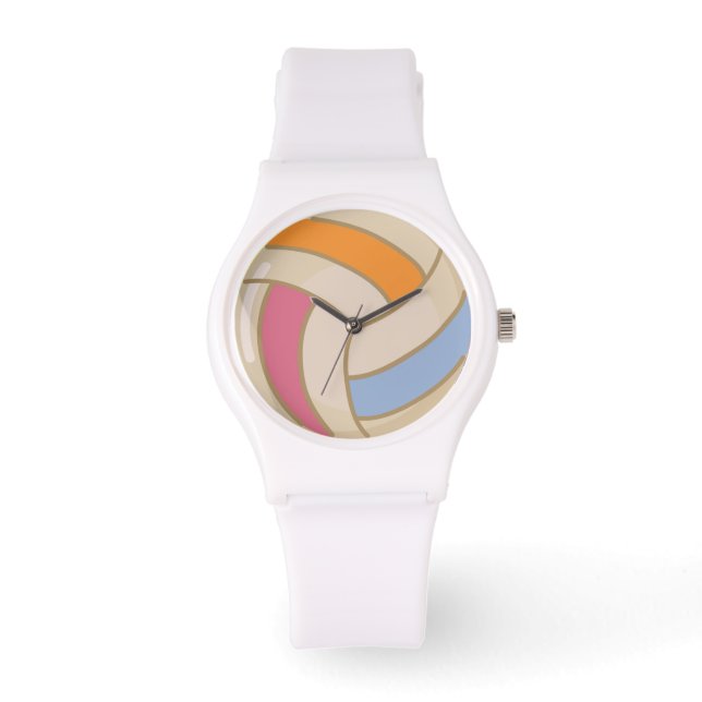 Colorful Volleyball Watch Armbandsur (Framsida)