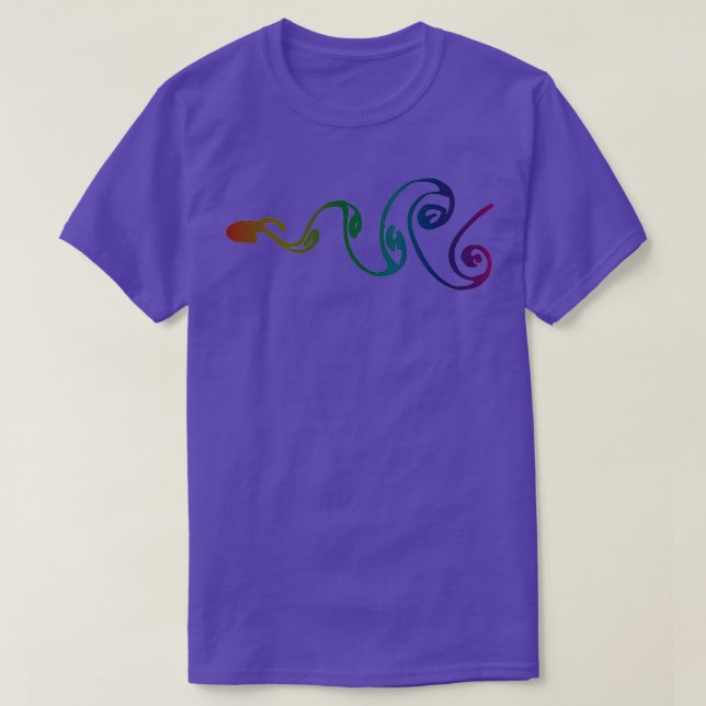 Colorful Vortex Street T Shirt (Design framsida)