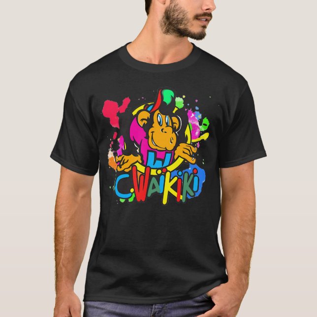 Colorful Waikiki T Shirt (Framsida)