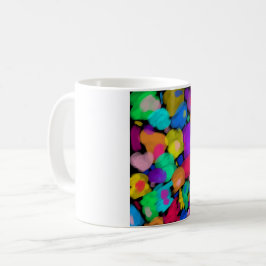 Colorful watercolor print kaffemugg