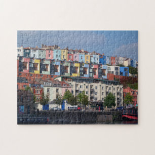 Colorful Waterside Houses Bristol Harbourside Pussel