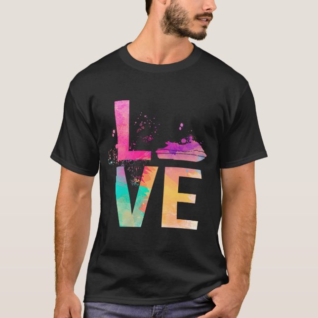 Colorful Waverunner Mamma Waverunner T Shirt (Framsida)