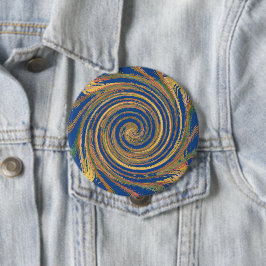 Colorful Weave Twirl Mönster Knapp