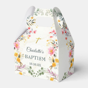 Colorful Wildblombaptism Presentaskar