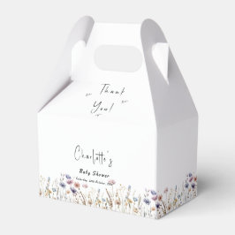 Colorful WildblomBoho Baby Shower Presentaskar