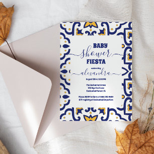 Colorful Wildblomma Fiesta Senorita Baby Shower Inbjudningar