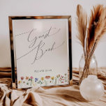 Colorful Wildblomskugga | Beige Guest Bok Sign Poster<br><div class="desc">Den här färglösa vildblomsängen | Beige gästskylt bok är perfekt för din lilla, vismska boho-regnbåge sommaren bröllop. Den ljusa, förtjusande rosan, gulten, orangen och blommigten guld färg i ge känner sig som en vintage av minsta möjliga elegant-vår-hippie -trädgård. Den moderna designen är konst och delikat och ger en klassisk, jordfin...</div>