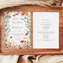 Colorful Wildflower All in One Wedding