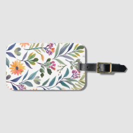 Colorful Wildflowers | Beautiful Floral Watercolor Bagagebricka