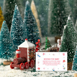 Colorful Winter Books For Baby Shower  Tilläggskort