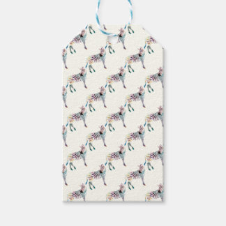 Colorful Zebra Presentetikett