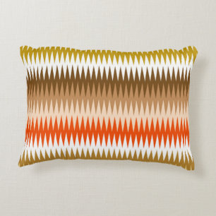 COLORFUL Zigzag Multifärgad Mönster Prydnadskudde
