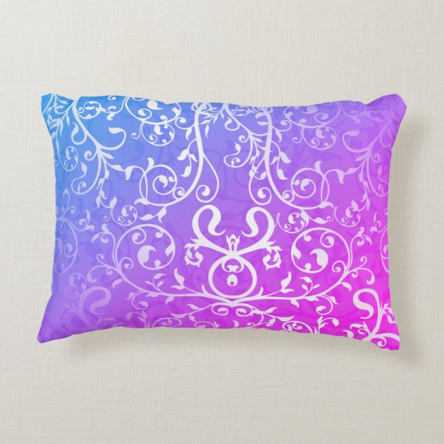 Colorfull designkudde prydnadskudde (Baksidan)