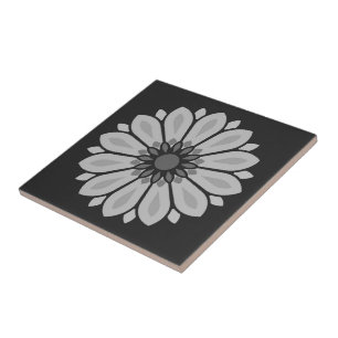 COLORFULL MODERN FLOWER GIFT DAUGHTER SISTER MAMMA KAKELPLATTA