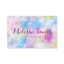 Colorfull purpurfärgad enkel designad visitkort