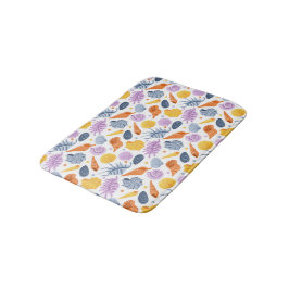 Colorfull seashells Bath Mat Badrumsmatta
